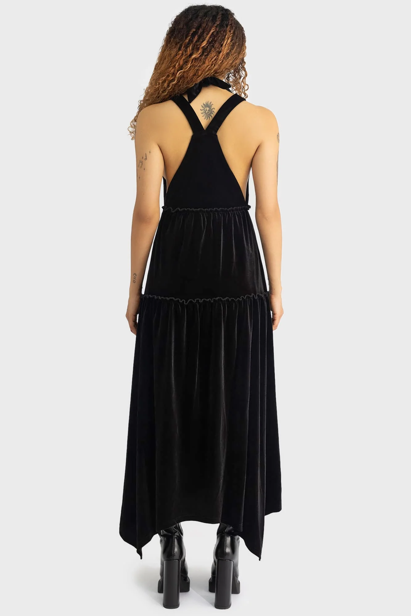 Ascended Maxi Pinafore Dress - Image 5