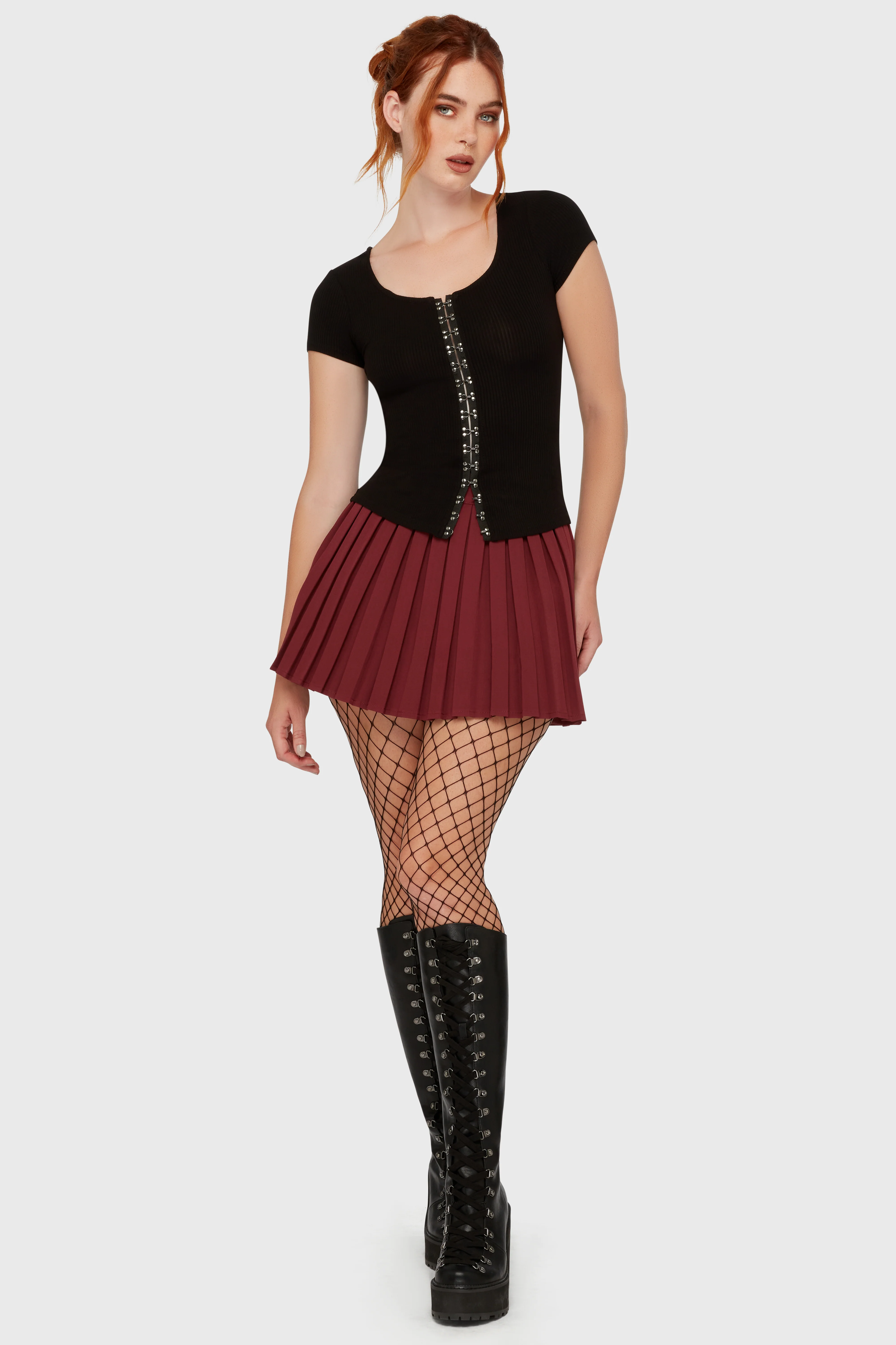 Eye C U Cap-Sleeve Top - Image 4